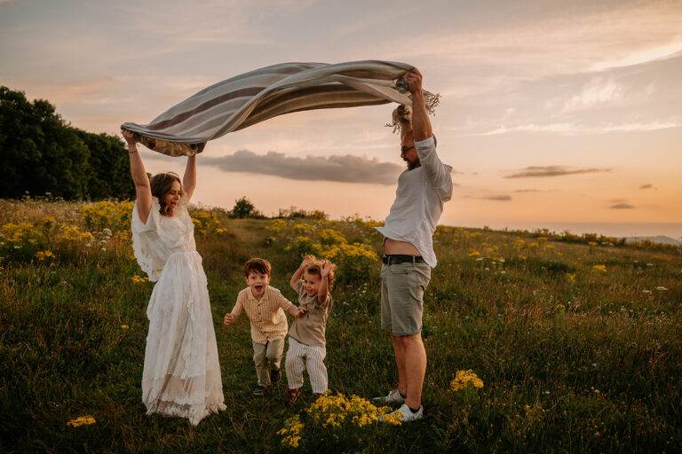 family, postpartum, photoshoot