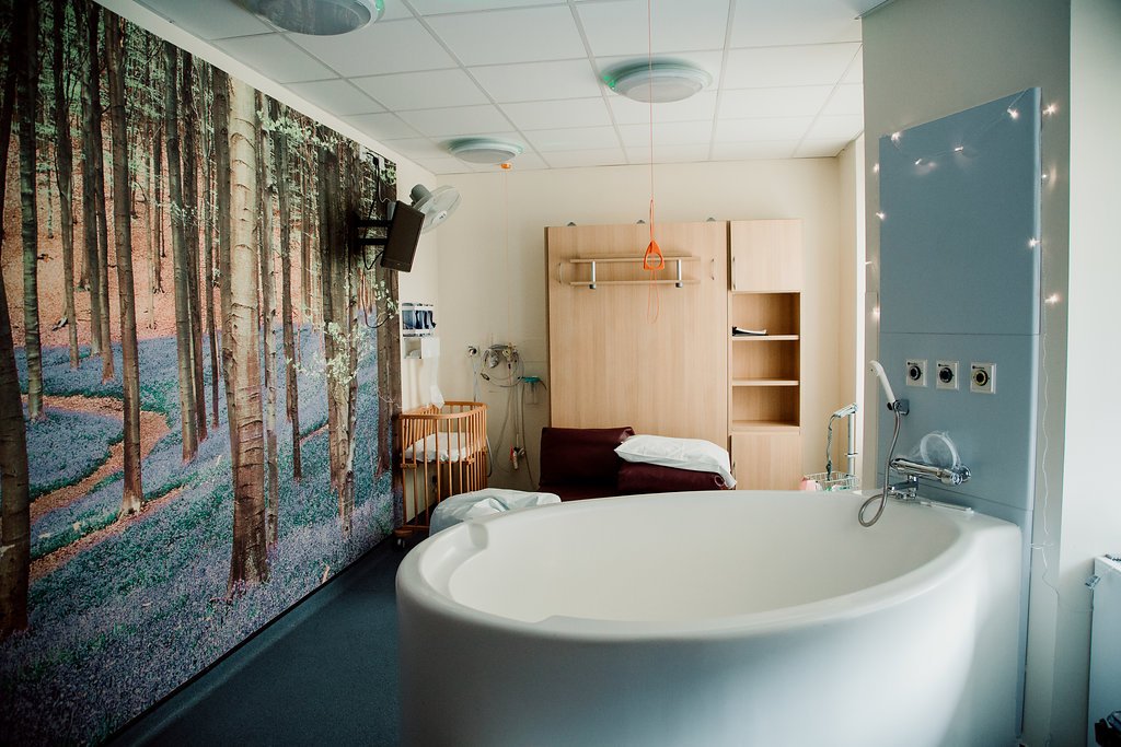 Birth pool in the birth centre at East Surrey Hospital